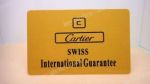Cartier Warranty cards - Replica Watch Certificate Card